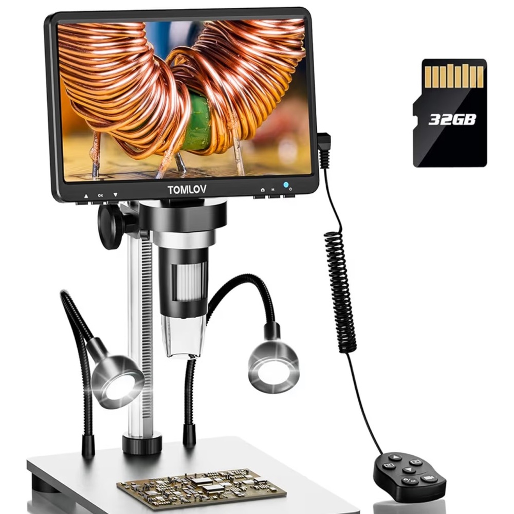 NEW LCD Digital Microscope - Silver